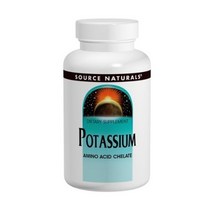 소스내츄럴스 포타슘 99mg 아미노산 킬레이트 타블렛 글루텐 프리 무설탕, 250개입, 1개