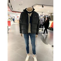 [ L E V I S ] { 리바이스 겨울점퍼!!} 남성 여성 공용 스포츠 로고 패치 디자인 다운 점퍼 프리미엄 라인 덕 다운 오리털 다운 숏 패딩 (L27732009)