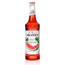 Monin Classic Watermelon Syrup Juicy Sweet 모닌 탄산음료 레몬에이드에 맞는 클래식 수박 시럽 750ml
