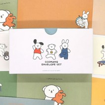 핑크풋 편지 봉투 세트 용돈 봉투 기프트 카드 랜덤 O, 상세페이지 참조