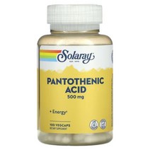 솔라레이 판토텐산 비타민B5 500mg 100베지 캡슐, 1개, 기본