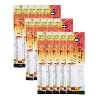 씨케이 / 볼락 열기 외줄 낚시 (6본) 15장 세트 / 카본 본선과 지선 사용 / 6본 바늘 채용 / 모애비 크릴 꽁치포 등 생미끼용 카드 / 강하고 예리한 바늘