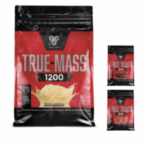 BSN 트루매스 1200 TRUE MASS 신타6 웨이트게이너 포대 체중증가 단백질 게이너 대용량 4.61kg 15서빙, 바닐라아이스크림