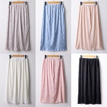 [강물처럼] 빅사이즈사랑해요 D281L104 샤이니롱데일리스커트 MO (6889372)