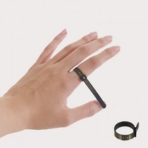 (안녕도로시)반지 사이즈 호수 측정기 링게이지 줄자 치수 측정 M11291, 상세페이지 참조