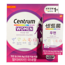 [국내발송] 센트룸 포 우먼 멀티비타민 112정 + 사은품증정, 8개