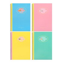 [문구조아] 카카오프렌즈 해피모먼트 A5 스프링 노트 어피치, 5개