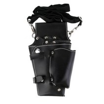 미용사 스텝가방 힙색 바버샵 헤어 도구 수납 가위집 어깨용 밸트 인턴, N01 .해외_Black