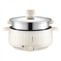 전기냄비 전기전골 찜볶음 일체냄비, 이중컬러박스(무례품) 통발_28CM（1000W）