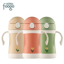 써모스 푸고 프리미엄 뉴트럴 유아용 텀블러 280ml TKFF-280, 뉴트럴그린(GR), 1개