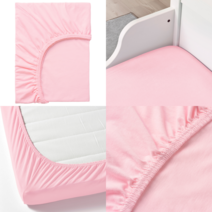 이케아LEN 렌 매트리스커버 핑크 80x130 cm - IKEA
