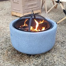 고급 불멍 화로 스파크스크린 취사 바베큐 화덕 그릴