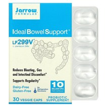 자로우 포뮬러스 Jarrow Formulas 아이디얼 보웰 서포트 100억 LP299V 락토바실러스 플란타룸 30캡슐, 2팩