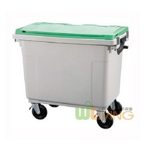 [쿠이]분리수거함(HDPE) (상차용660L/평면뚜껑)~22351EA+V fyhfyh*4512031rm, 초록_비닐(필름)류