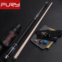 롱고니 큐 몰리나리 마이다스 당구 풀 스틱 큐대 FURY, 11.75mm, 린넵 그랩 사각 케이스 세트