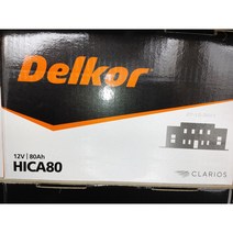 델코 산업용 배터리 HI-CA 80(12V 80Ah) UPS 정류기반 수배전반 비상발전기 시동 무보수 밀폐형 축전지, HI-CA (80Ah), 폐배터리반납안함, 1개