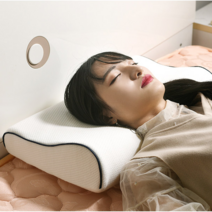 목편 경추 거묵복 교정 베개 일자 목 메모리폼 숙면 마약 베개