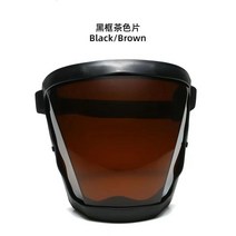 에초기 투명방호마스크 안면보호 먼지 용접 벌초 김서림방지 머리170턱100높이150mm1+1+1/3개, 사상머리170턱100높이1503개1+1+1교차