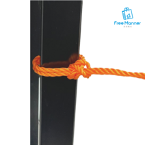 다용도 PE 로프 캠핑용 줄 현수막 등산 낚시 농사 바다 밧줄 텐트끈 빨래줄, 4.5M 1개, 주황색