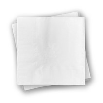 진양제지 칵테일 무지 냅킨(브라운/화이트), 화이트 800매