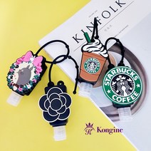 캐릭터 휴대용 손소독제 케이스/캐릭터 손소독제 휴대용 공병 케이스/캐릭터 손소독제 가방걸이