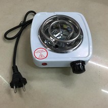 휴대용인덕션 가정용 전기 스토브 핫 플레이트 철 버너 홈 주방 쿠커 커피 히터 220V 500W EU 플매트 카펫 러그 요리 가전, 01 white, 01 EU