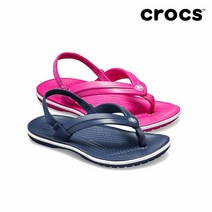 크록스 [크록스] 키즈 크록밴드 스트랩 플립 2종 택1 205777