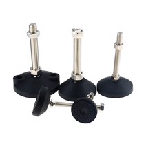 의자바퀴 D50xM8x50mm 나일론 고정 발 컵 알루미늄 프로파일 발굽 조인트 지지 기계 나사 M8x100 M10x60 M, 06 M16x100-100R