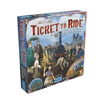 Fantasy Flight Games Ticket to Ride 프랑스 확장 보드 기차 전략 게임