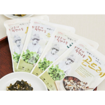강원도 정선 곤드레 유채 시래기 취 나물 나물밥 무침 반찬 비빔밥 4종 세트, 1세트