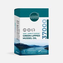 라이프스팬 뉴질랜드 초록입홍합 오일 37000mg 60캡슐, 60정, 명신상회 1