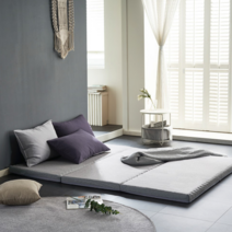 허리가 편한 꿀타래 접이식 토퍼매트리스 (싱글 퀸)