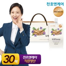 [천호엔케어] 국산 도라지 진액 프리미엄 80mL 30팩/천호식품 도라지즙, 30개