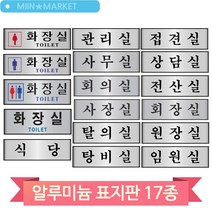 알루미늄 표지판 화장실 식당 탕비실 탈의실 관리실 접견실 원장실 전산실, 전산실(60164)