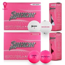 2023신상 스릭슨 SOFT FEEL 여성용 2피스 골프공, 소프트 화이트, 소프트 화이트, .