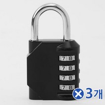 상큼홈 스텐라인 심플 4자리 다이얼자물쇠 블랙x3개 번호열쇠 비밀번호열쇠 자물쇠걸이 락카키 _=-oi8ui7y+, 상큼º본품ra