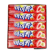 크라운 마이쮸 딸기, 44g, 15개입