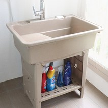 다용도 보조싱크대 이동식 뻘래판 씽크 손빨래 싱크볼, (추가구매)02.원홀싱크대수전냉온수