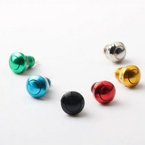 1pc 8mm 순간 금속 경적 초인종 벨 푸시 버튼 스위치 방수 자동차 엔진 PC 전원 스타터 시동, 06 YELLOW