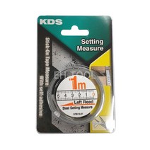 KDS 붙이는줄자 접착줄자 역방향 1미터 STB13-01BPS 미싱줄자 작업대줄자