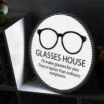 1300K ne928 LED액자45R안경전문점싸인, 단품