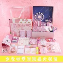 입학선물 볼펜 샤프 파카펜 문방구 인터넷 레드 세트 선물 벚꽃소녀 마음 학용품 개강 중학, 62 생강황색