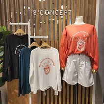 팝콘박스T티셔츠C22I7FTS0514컬러