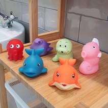 아가프라 목욕 물총 놀이 6p, 혼합 색상