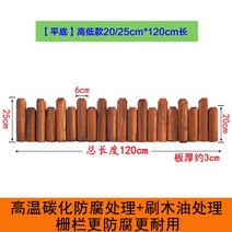 히얼 원목울타리 방부목 조립식 경계목 조경 가드닝 우드 펜스 휀스 소형, S