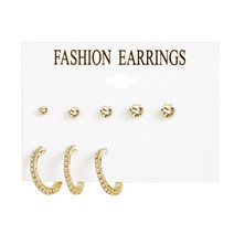 실버 은 피어싱 귀걸이 8 개/대 스터드 세트 여성 남성 라인 석 패션 보석 2020 m 미니멀리스트 Eearring