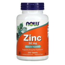 나우푸드 징크 아연 50mg 250정 1개, 아연 50 mg 250정