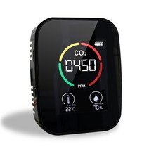 다기능 5 인 1 CO2 측정기 디지털 이산화탄소 USB 공기 HCHO 감지기 가스 분석기 온도 습도 모니터121104, CHINA_3 in 1 Black 2