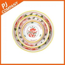 현대기물 유포 화랑 도자기 원접시 25.5cm 1P 일식기, 25.5cm/free