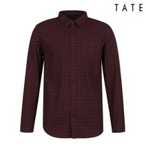 테이트 남성 코튼 체크 레귤러 셔츠 KA9W0-MRC030-252